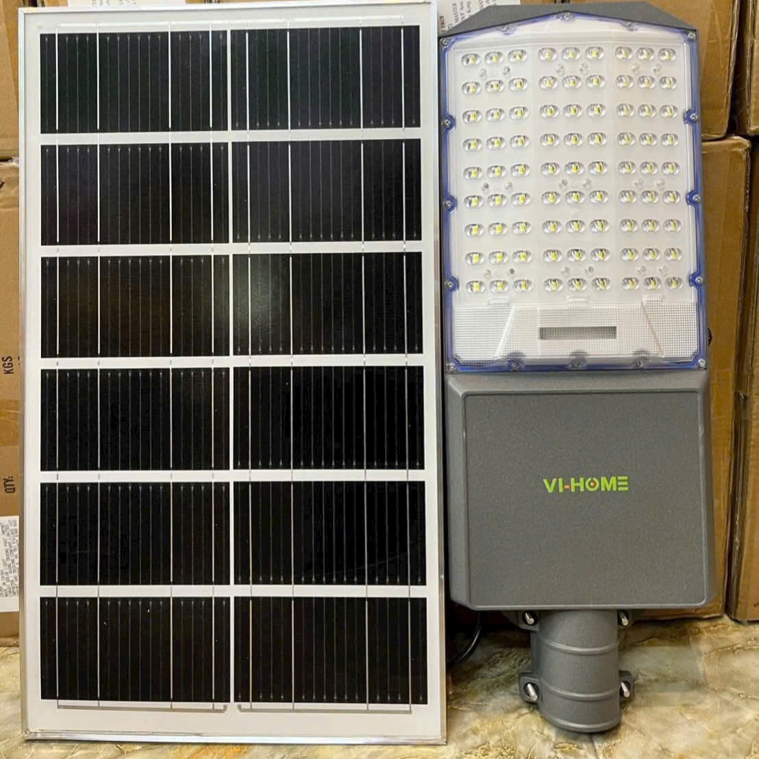 Đèn đường NLMT ánh sáng vàng 800W